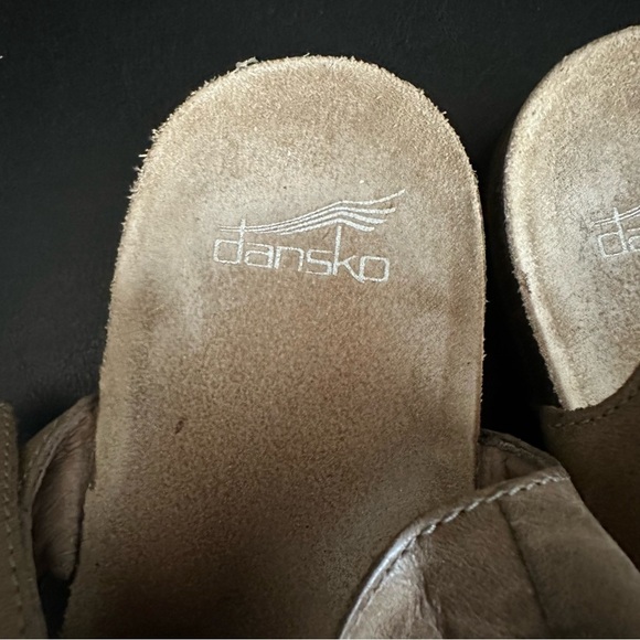 Dankso Reece Sandal Flat Leather Adjustable Stone Waxy Burnished Comfort 41/10.5 - Picture 6 of 9